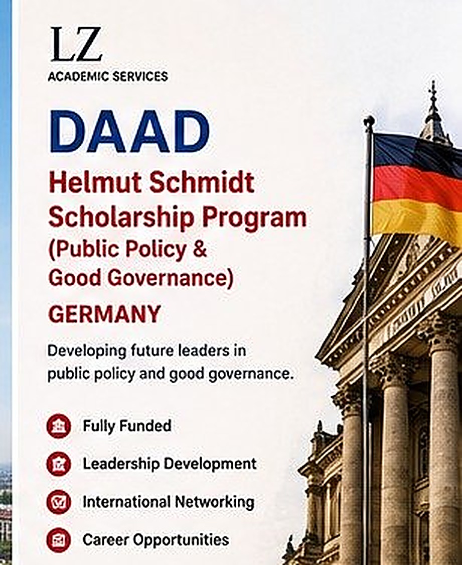 DAAD Helmut Schmidt Scholarship Program flyer