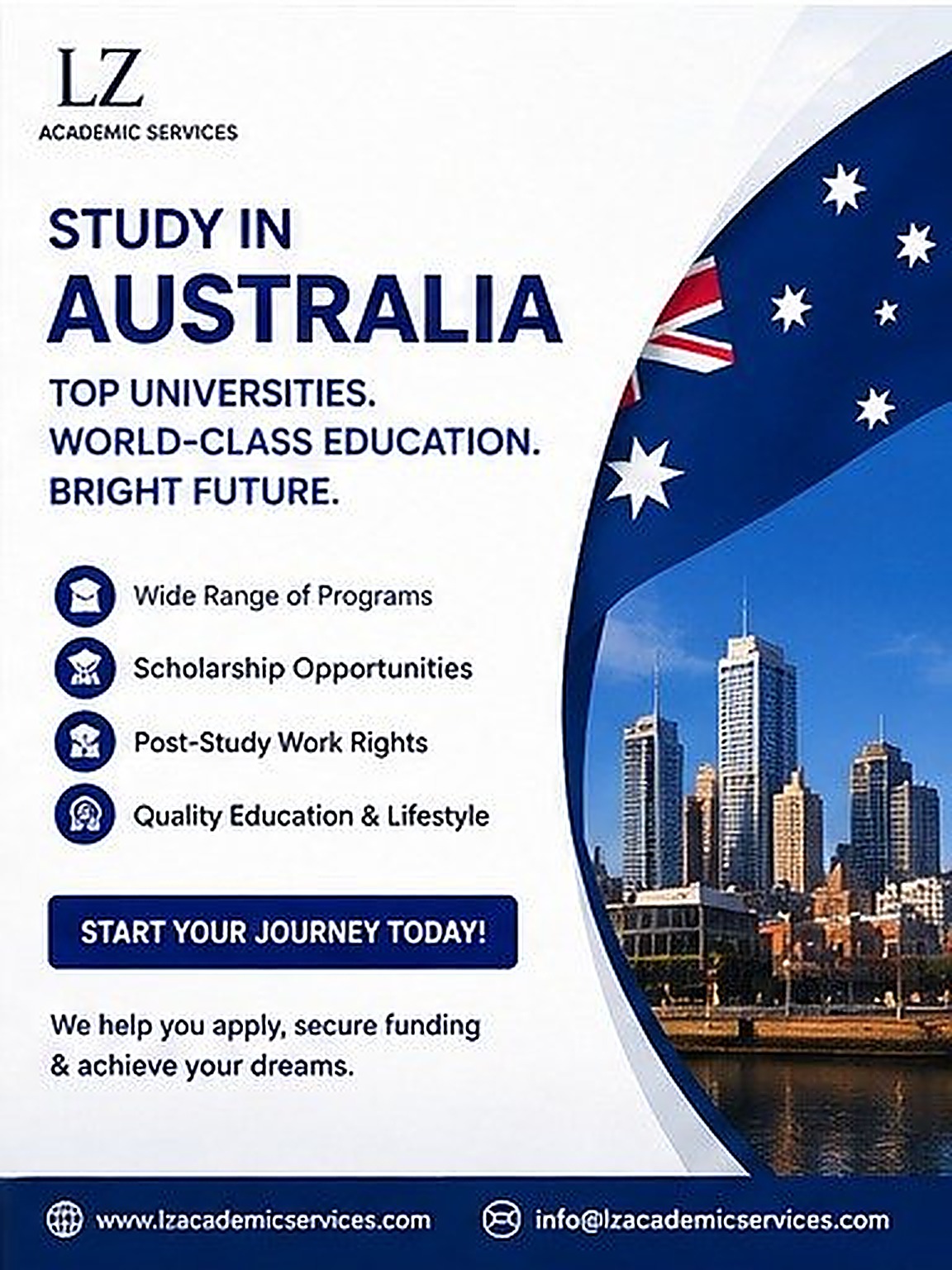 Study in Australia flyer
